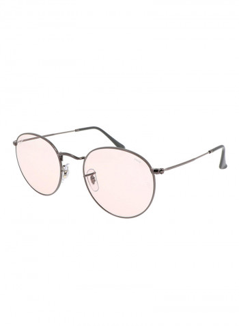 Men's Round Metal Sunglasses - Lens Size: 53 mm