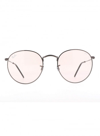 Men's Round Metal Sunglasses - Lens Size: 53 mm