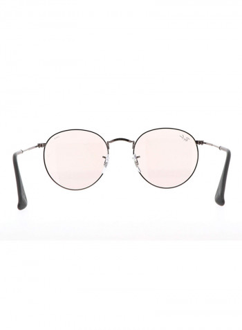 Men's Round Metal Sunglasses - Lens Size: 53 mm
