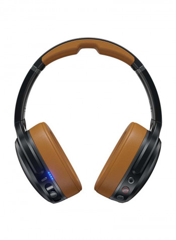 Crusher ANC Personalized Noise Canceling Wireless Headphones Black/Tan