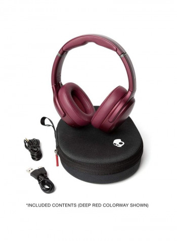 Crusher ANC Personalized Noise Cancelling Wireless Headphones Deep Red