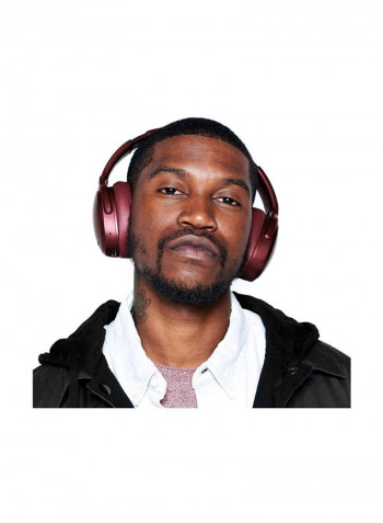 Crusher ANC Personalized Noise Cancelling Wireless Headphones Deep Red