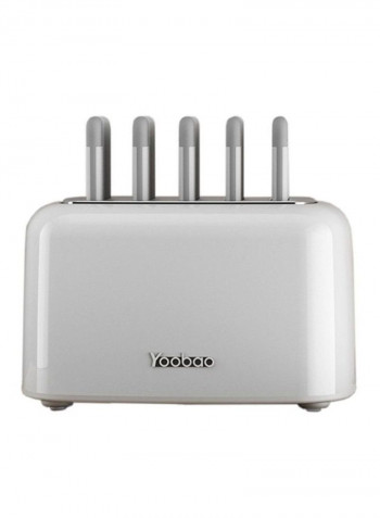 10000 mAh 5-Piece Portable Power Bank White