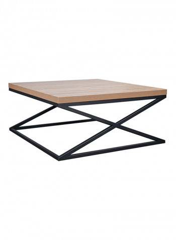 Caruzel Rectangular Coffee Table Brown/Black