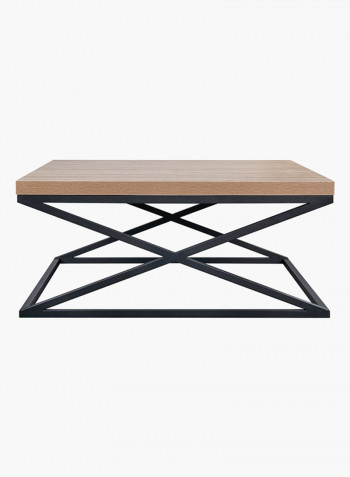 Caruzel Rectangular Coffee Table Brown/Black