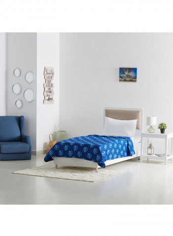 Joy Hydraulic Storage Single Bed With Headboard White 90 x 200centimeter