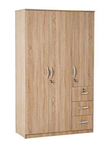 Scratch Resistant Joy Wardrobe Beige 120 x 200cm
