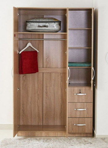 Scratch Resistant Joy Wardrobe Beige 120 x 200cm