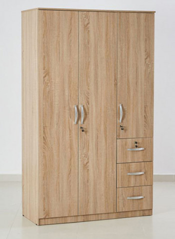 Scratch Resistant Joy Wardrobe Beige 120 x 200cm