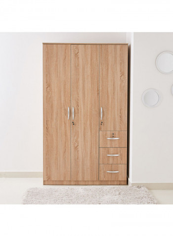 Scratch Resistant Joy Wardrobe Beige 120 x 200cm