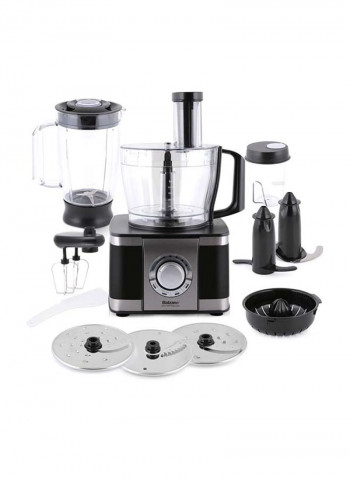 12-In-1 Multi-Functional Food Processor 1100W 1100 W EF408 Silver