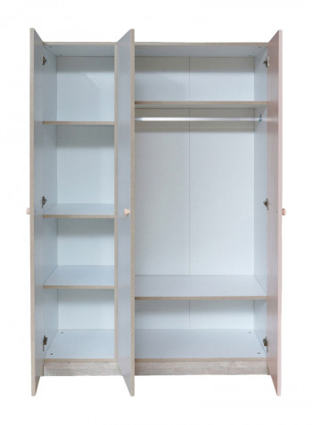 Candy Door Wardrobe With Mirror Pink/Blue