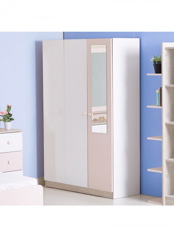 Candy Door Wardrobe With Mirror Pink/Blue