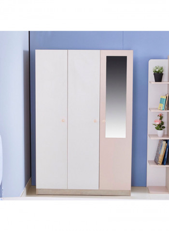 Candy Door Wardrobe With Mirror Pink/Blue