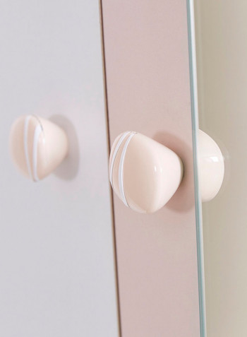 Candy Door Wardrobe With Mirror Pink/Blue