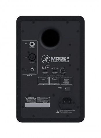 MR Series Powered Studio Monitor MR524 Black