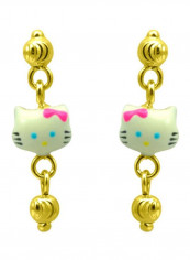18 Karat Solid Gold Kitty Dangling Earrings reviews 18 Karat Solid Gold Kitty Dangling Earrings