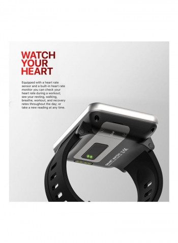 DM100 Bluetooth Smartwatch Black
