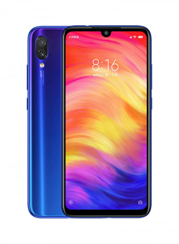 Redmi Note 7 Dual SIM Neptune Blue 128GB 4GB RAM 4G LTE