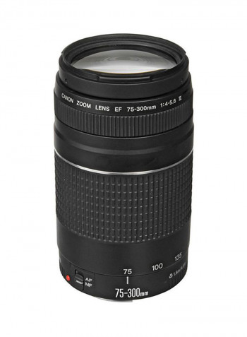 EF 75-300mm F/4-5.6 III Telephoto Zoom Lens Black