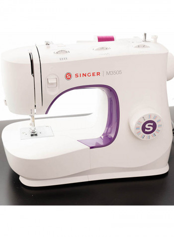 Electric Domestic Sewing Machine M3505 White