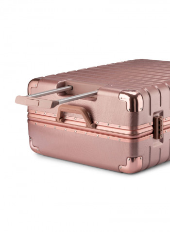 2-Piece Spinner Wheel Luggage Set Rose Gold