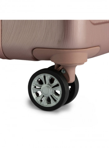 2-Piece Spinner Wheel Luggage Set Rose Gold