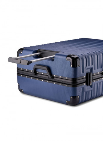 2-Piece Spinner Wheel Luggage Set Blue