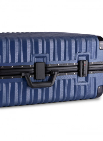 2-Piece Spinner Wheel Luggage Set Blue