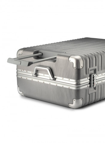 2-Piece Spinner Wheel Luggage Set Grey