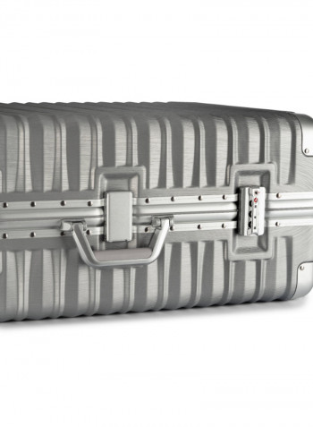 2-Piece Spinner Wheel Luggage Set Grey