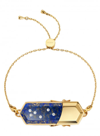 18 Karat Gold Lapis Lazuli Chargeable Pendant