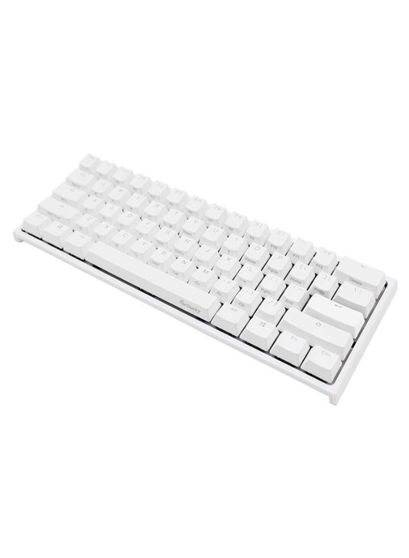 One 2 Mini Wireless Seamless RGB LED Keyboard White
