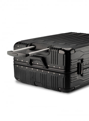 2-Piece Spinner Wheel Luggage Set Black