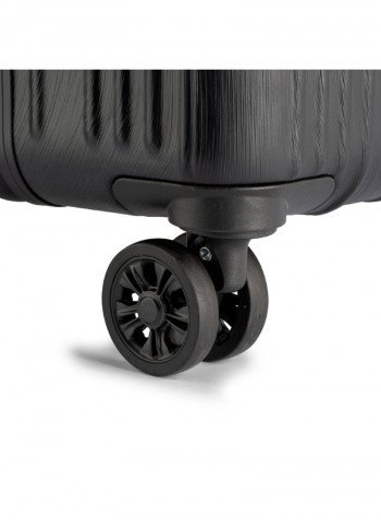 2-Piece Spinner Wheel Luggage Set Black