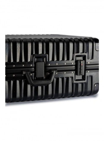 2-Piece Spinner Wheel Luggage Set Black