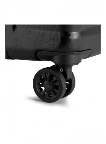 2-Piece Spinner Wheel Luggage Set Black
