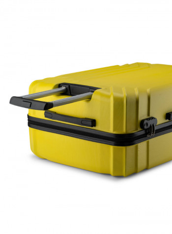 3-Piece Spinner Wheel Luggage Set Yellow