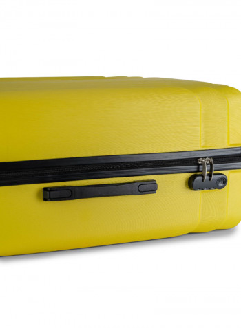 3-Piece Spinner Wheel Luggage Set Yellow
