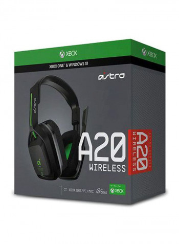 A20 Wireless Over-Ear Headset Black