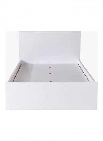 Halmstad Queen Bed White