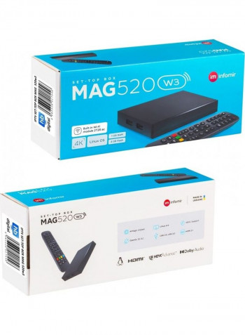 MAG 520 W3 Dual-Band Set Top Box 520W3 Black