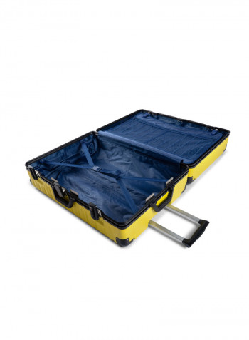 2-Piece Spinner Wheel Luggage Set Yellow