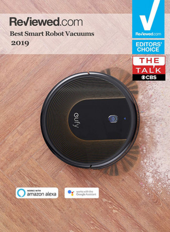 Wi-Fi Connected Robot Vacuum Cleaner 0.6 l 40 W T2118211 Black