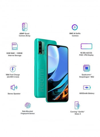 Redmi 9T 6GBRam 128GB Rom Ocean Green
