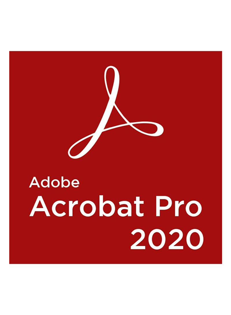 Acrobat Pro 2020 Activation Serial Number For 1 MAC - English Red