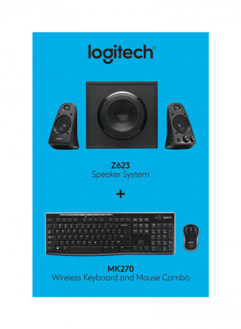 Speaker Z623 + MK270 Bundle Black