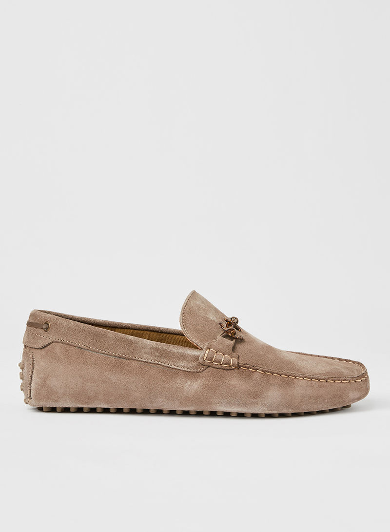Guyaume Suede Loafers Grey