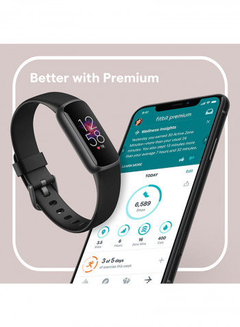 Luxe Fitness And Wellness Tracker Black/Graphite