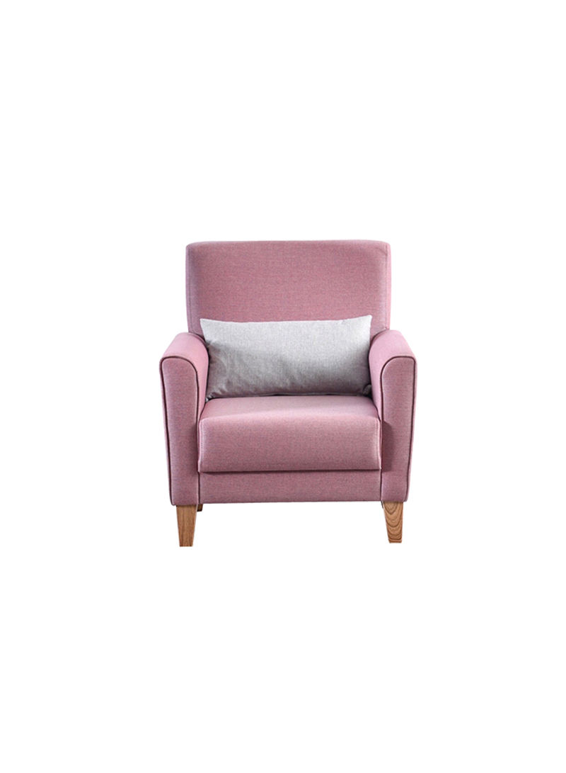 Moonlight 1-Seater Armchair With Cushion Pink 77x84cm